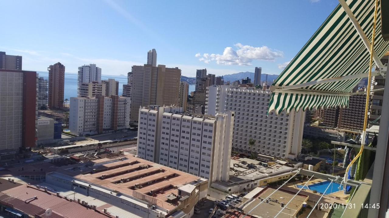 Apto San Angelo Benidorm Vistas Al Mar 400 M Kültér fotó