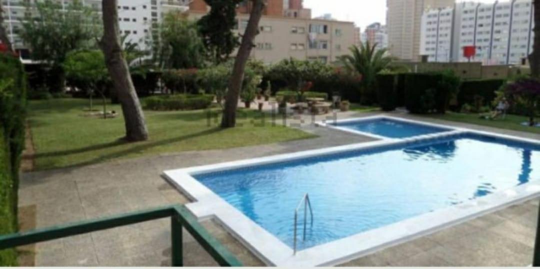 Apto San Angelo Benidorm Vistas Al Mar 400 M Kültér fotó